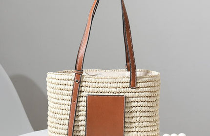 Bohemian Straw Shoulder Bag