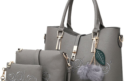 Casual Tote Messenger Bag Set