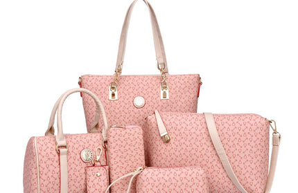 Fish Bone Patterned Six Piece Set