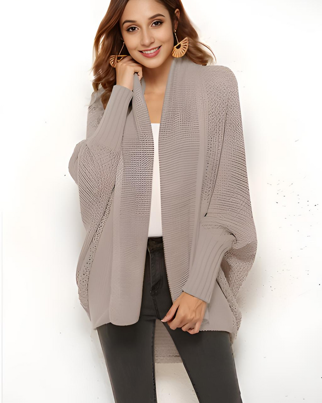 Open Front Batwing Sleeve Cardigan - Hey Love Boutique