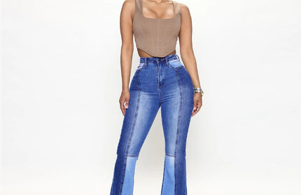 High Waist Boot Cut Jeans - Hey Love Boutique