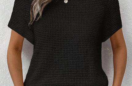 Knitted One Shoulder Sleeved Sweater