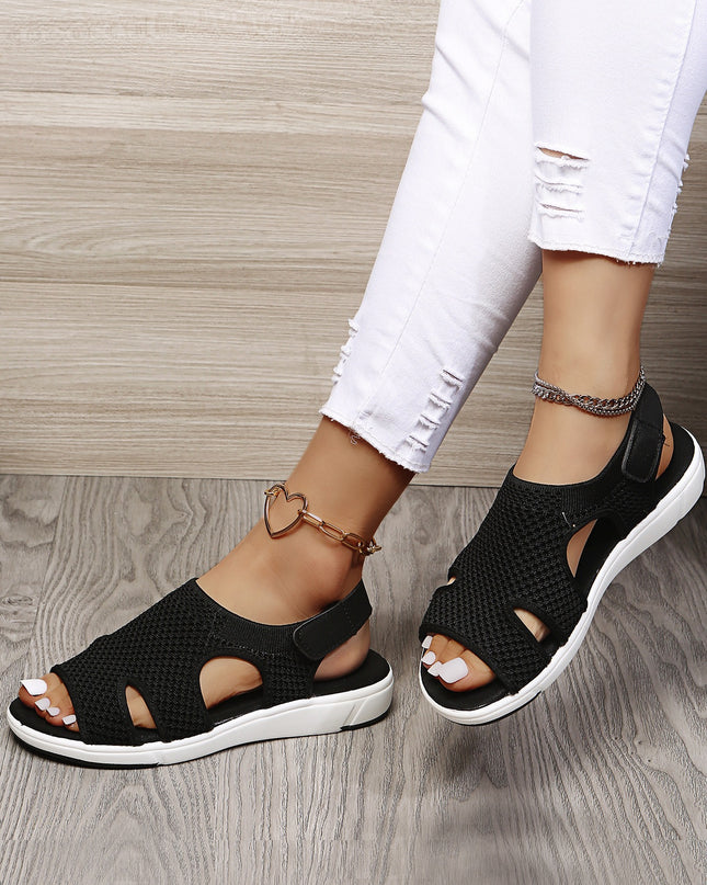 Fly Knit Hot Diamond Breathable Beach Shoes