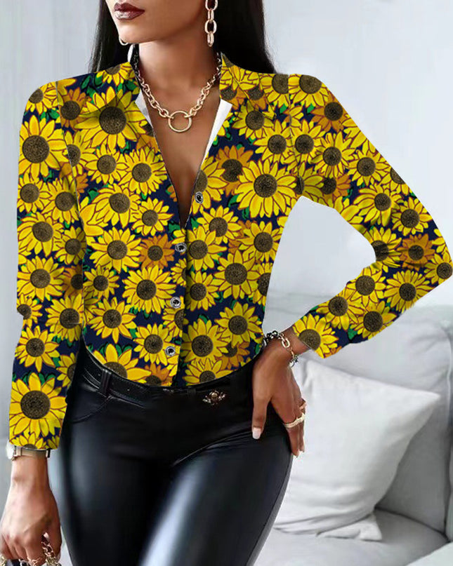 Sunflower Buttoned Shirt