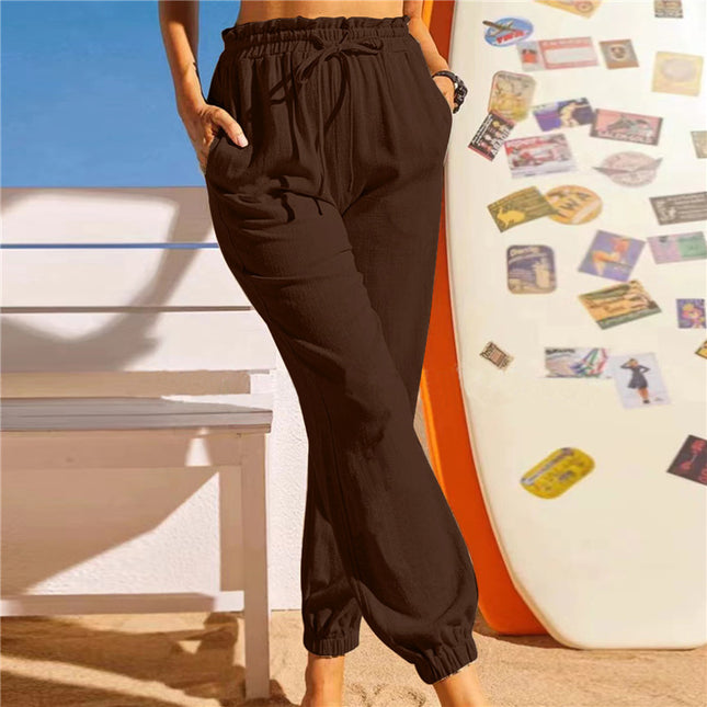 Lotus Leaf Casual Pants