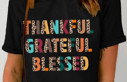 Letter Graphic Short Sleeve T-Shirt