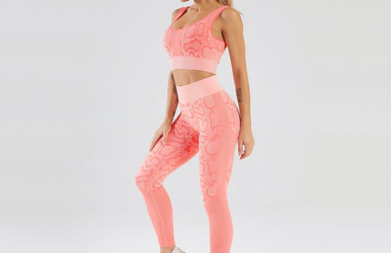 Sexy Seamless High Waist Set