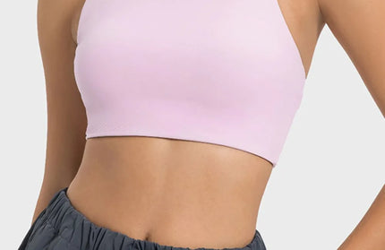 Cutout Round Neck Active Tank
