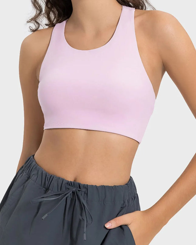 Cutout Round Neck Active Tank