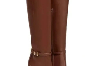 Thick Knee High Boots
