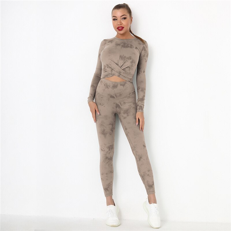 Tie Dye Yoga 2 Pcs Set