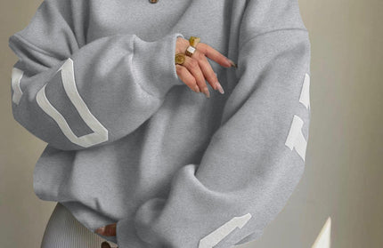 Printed Thickened Versatile Sweater