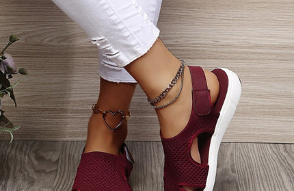 Fly Knit Hot Diamond Breathable Beach Shoes