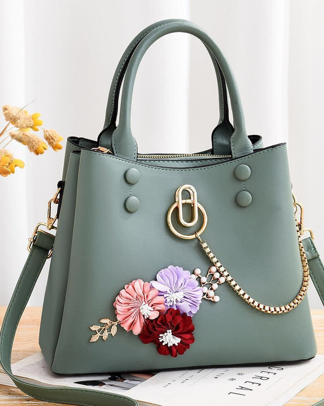 Flower Chain Single Shoulder Crossbody Bag