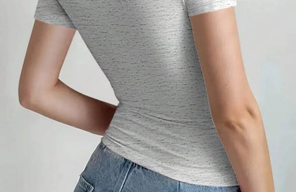 Casual Slim Fit Short Sleeved T-shirt