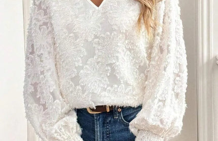 Lantern Sleeve Blouse