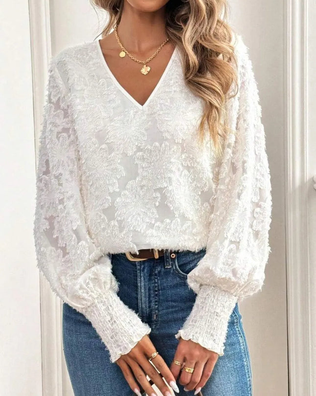 Lantern Sleeve Blouse