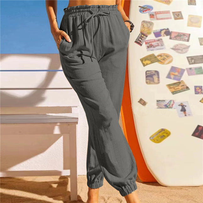 Lotus Leaf Casual Pants