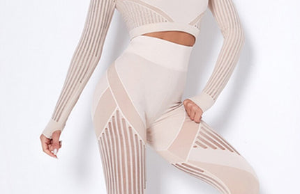 Seamless Push Up High Waist Pants Set