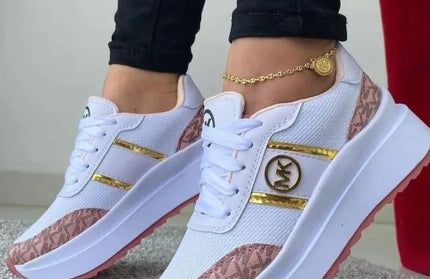 Lightweight Lace-Up Sneakers - Hey Love Boutique