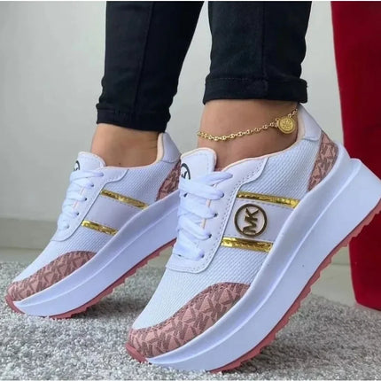 Lightweight Lace-Up Sneakers - Hey Love Boutique