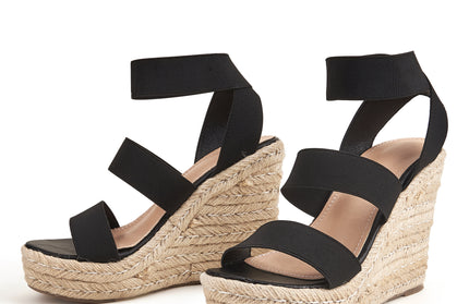 High Heel Wedge Heel Platform Sandals