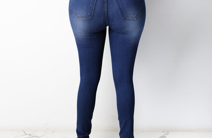 High Waist Thin Jeans