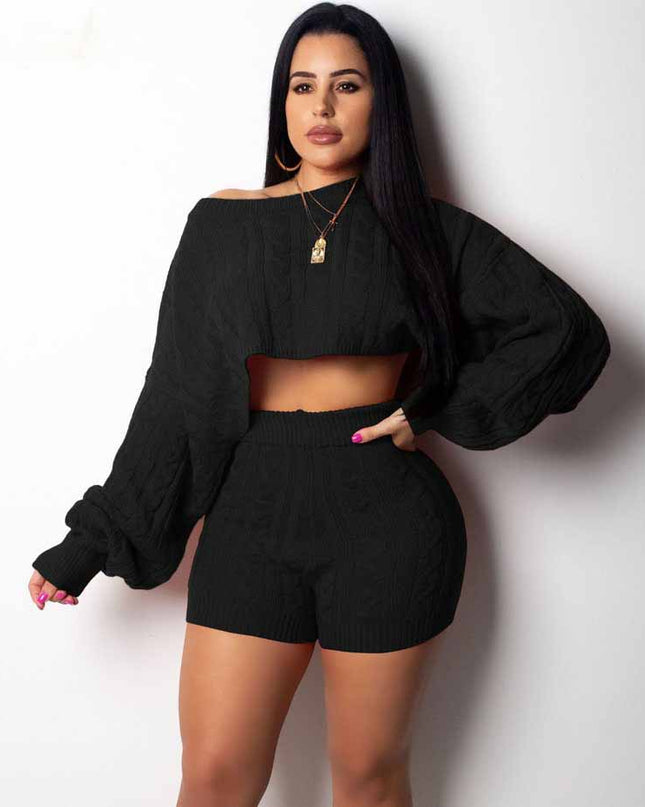 Sexy Knit Sweater Matching Sets