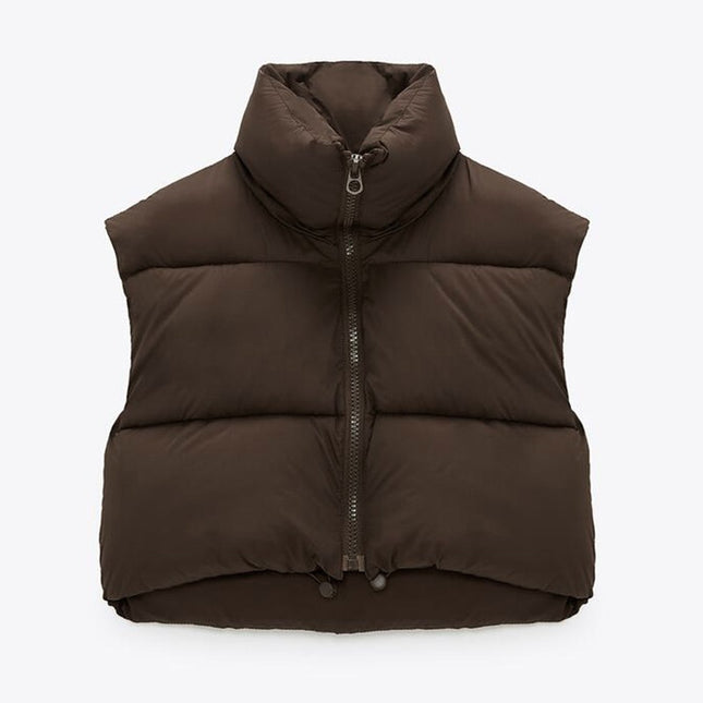 Simple Zipper Vest - Hey Love Boutique