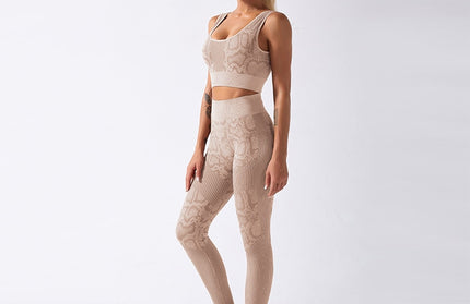 Sexy Seamless High Waist Set