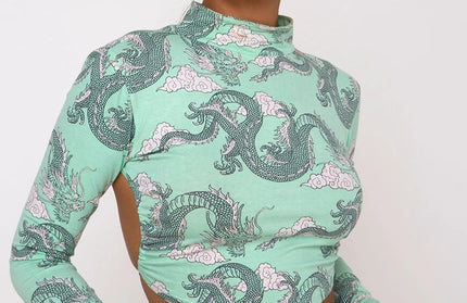 High Street Sexy Backless Crop Top