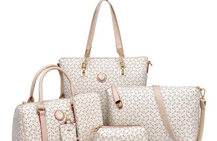 Fish Bone Patterned Six Piece Set