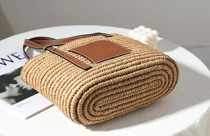 Bohemian Straw Shoulder Bag