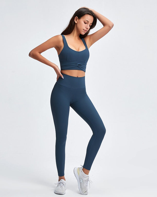 Rib Active Sports Bra & Seamless Leggings Set