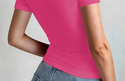 Casual Slim Fit Short Sleeved T-shirt