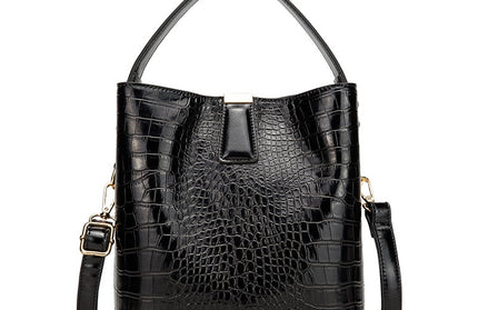 Crocodile Pattern Bucket Bags