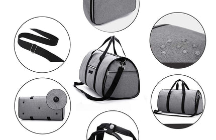 Waterproof Travel Bag Mens Garment Bags Women Travel Shoulder Bag 2 In 1 Large Luggage Duffel Totes Carry On Leisure Hand Bag