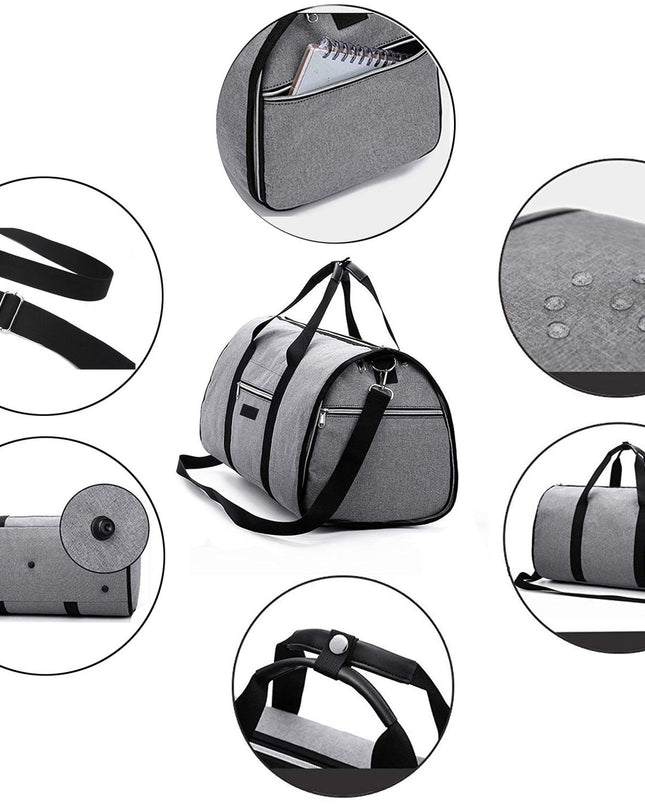 Waterproof Travel Bag Mens Garment Bags Women Travel Shoulder Bag 2 In 1 Large Luggage Duffel Totes Carry On Leisure Hand Bag