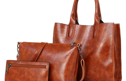 Trunk Tote Spanish Shoulder Bag Set