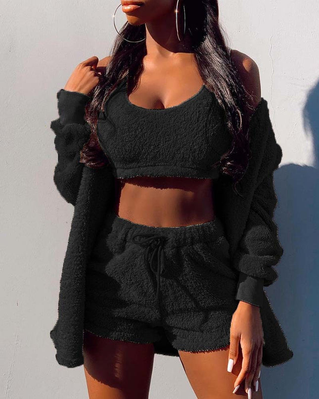 Casual Sweater 3 Pcs Set