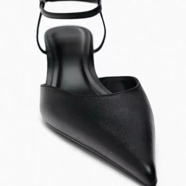 Slope Heel with Back Strap