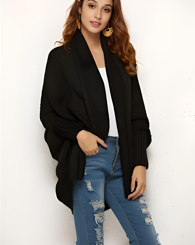 Open Front Batwing Sleeve Cardigan - Hey Love Boutique
