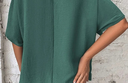 Knotted Half Sleeve Blouse