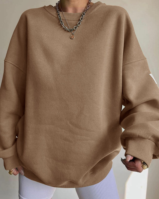 Printed Thickened Versatile Sweater
