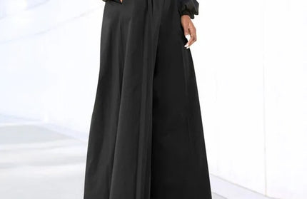 Casual Loose High Waisted Wide Leg Pants