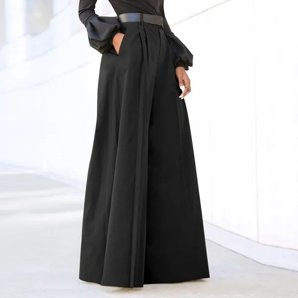 Casual Loose High Waisted Wide Leg Pants