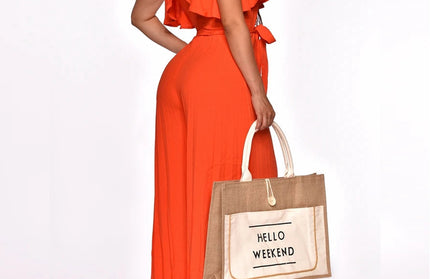 Suspenders Wide-Leg Jumpsuit - Hey Love Boutique