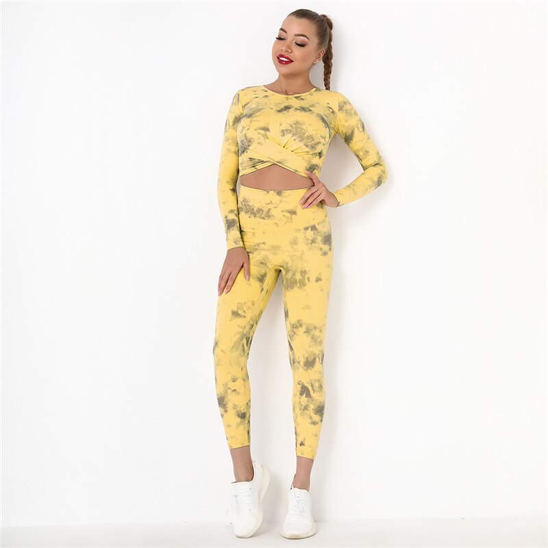 Tie Dye Yoga 2 Pcs Set