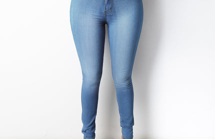 High Waist Thin Jeans