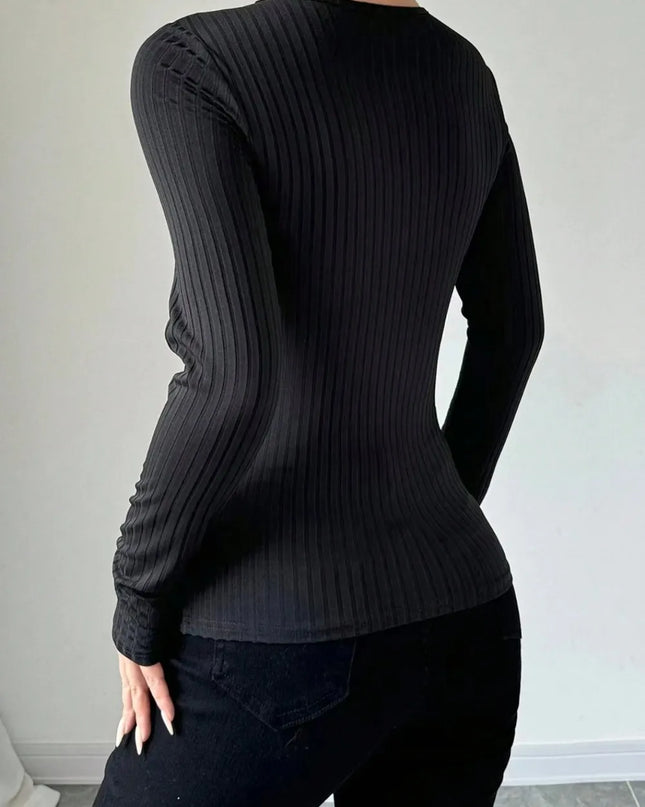 Sexy Mesh Long Sleeved T-shirt